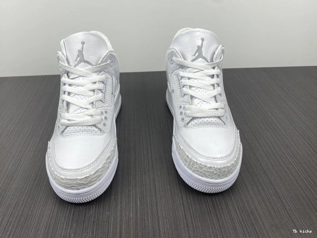 Reps TBK Air PS 'Triple 3 Jordan 429487-111 White' Retro 0714